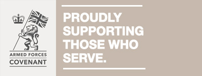 Testimonials Armed Forces Covenant banner 400x150